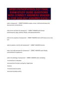 NR283 PATHOPHYSIOLOGY FINAL EXAM-STUDY GUIDE QUESTIONS WITH CORRECT ANSWERS GRADED A&plus; FOR 2026-2027 ASSURED EXCEL&excl;&excl;