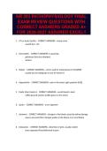 NR 283 PATHOPHYSIOLOGY FINAL EXAM REVIEW QUESTIONS WITH CORRECT ANSWERS GRADED A&plus; FOR 2026-2027 ASSURED EXCEL&excl;&excl;