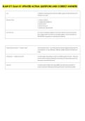 BLAW 371 Exam &num;1 UPDATED ACTUAL QUESTIONS AND CORRECT ANSWERS 