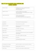 Blaw 371 Exam &num;4 UPDATED ACTUAL QUESTIONS AND &NewLine;CORRECT ANSWERS 