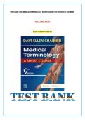 Test Bank for Medical Terminology&colon; A Short Course &lpar;8th Edition&comma; Davi-Ellen Chabner&rpar; &ndash; Exam Questions & Study Resource