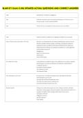 BLAW 371 Exam 3 UNL UPDATED ACTUAL QUESTIONS AND CORRECT ANSWERS 