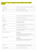 UNL BLAW 371 Exam &num;3 UPDATED ACTUAL QUESTIONS AND CORRECT &NewLine;ANSWERS 