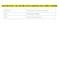 BLAW 300 EXAM 1 UNL UPDATED ACTUAL QUESTIONS AND CORRECT ANSWERS