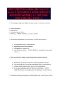 NSG 3280&lpar;Patho&rpar; Nclex Reviews For Exam 3  QUESTIONS WITH CORRECT ANSWERS GRADED A&plus; FOR 2026-2027 ASSURED EXCEL&excl;&excl;