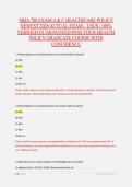 MHA 708 EXAM A & C HEALTHCARE POLICY NEWEST 2026 ACTUAL EXAM &ndash; LSUS &vert; 100&percnt; VERIFIED GUARANTEED PASS YOUR HEALTH POLICY GRADUATE COURSE WITH CONFIDENCE 