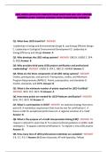 LEED GREEN ASSOCIATE COMPLETE EXAM QUESTIONS AND 100&percnt; VERIFIED ANSWERS LATEST VERSION 2026&sol;2027 &lpar;PASS GUARANTEED&rpar; GRADED A&plus;&NewLine;&NewLine;&NewLine;