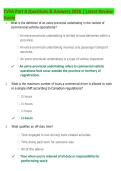 CVSA Part A Questions & Answers 2026 &vert; Latest Review Guide &vert; Comprehensive Exam Prep