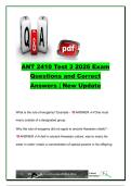 ANT 2410 Test 3 Exam Questions and Correct Answers 2026 &lpar;40&plus; Questions&rpar; &vert; Marriage&comma; Kinship & Family Systems