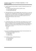 Test Bank for Corporate Finance&comma; 2026Release by Stephen Ross&NewLine;