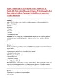 NURS 5434 Final Exam 2026&colon; Family Nurse Practitioner III &lpar;Family III&rpar; Test Bank &vert; University of Texas at Arlington &lpar;UTA&rpar; &ndash; Verified Questions&comma; Answers & Detailed Rationales