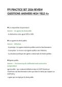 FP1 PRACTICE SET 2026 REVIEW&NewLine;QUESTIONS ANSWERS HIGH YIELD A&plus;