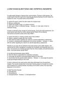 LCSW EXAM QUESTIONS AND VERIFIED ANSWERS