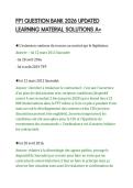 FP1 QUESTION BANK 2026 UPDATED&NewLine;LEARNING MATERIAL SOLUTIONS A&plus;