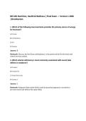 NR 228&colon; Nutrition&comma; Health & Wellness &vert; Final Exam &mdash; Version 1 2026&NewLine;&vert;Chamberlain