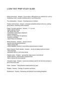 LCSW TEST PREP STUDY GUIDE