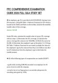 FPC COMPREHENSIVE EXAMINATION&NewLine;GUIDE 2026 FULL Q&A STUDY SET