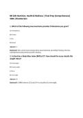 NR 228&colon; Nutrition&comma; Health& Wellness &vert;Exam Bundle PACK 2026 UPDATE &vert;Chamberlain College