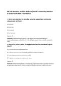 NR 228&colon; Nutrition&comma; Health & Wellness &vert; Week 7 Community Nutrition&NewLine;& Global Health 2026 &vert;Chamberlain