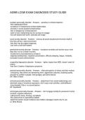 ASWB LCSW EXAM DIAGNOSES STUDY GUIDE