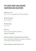 FPC STUDY SHEET 2026 UPDATED&NewLine;QUESTIONS AND SOLUTIONS