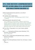 FP-C TEST REVIEW COMPREHENSIVE&NewLine;STUDY GUIDE 2026 FULL QUESTIONS&NewLine;AND SOLUTIONS GRADED A&plus;
