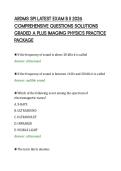 ARDMS SPI LATEST EXAM B II 2026 &NewLine;COMPREHENSIVE QUESTIONS SOLUTIONS &NewLine;GRADED A PLUS IMAGING PHYSICS PRACTICE &NewLine;PACKAGE 