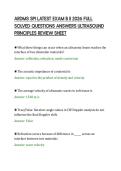 ARDMS SPI LATEST EXAM B II 2026 FULL &NewLine;SOLVED QUESTIONS ANSWERS ULTRASOUND &NewLine;PRINCIPLES REVIEW SHEET