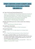 FPQP CERTIFICATION SCRIPT 2026&NewLine;QUESTIONS WITH SOLUTIONS&NewLine;GRADED A&plus;