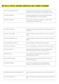 204 Mock ACTUAL UPDATED QUESTIONS AND CORRECT ANSWERS 