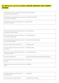 AZ-204 Review Set Part 2 ACTUAL UPDATED QUESTIONS AND CORRECT &NewLine;ANSWERS
