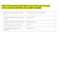 AAPC CPC Exam Study Guide 2026&colon; Practice Tests & Key Concepts &NewLine;ACTUAL UPDATED QUESTIONS AND CORRECT ANSWERS 