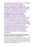The Ultimate and Complete WGU D115 OA and Pre-OA Study Guide 2025&ndash;2026&comma; Covering Organizational Behavior Theories and Workplace Psychology&comma; Leadership Styles and Management Approaches&comma; Motivation Theories and Employee Performance Models&comma; Team Dynamics and