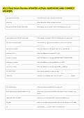 ASL 2 Final Exam Review UPDATED ACTUAL QUESTIONS AND CORRECT &NewLine;ANSWERS 