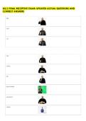 ASL 2 FINAL RECEPTIVE EXAM&colon; UPDATED ACTUAL QUESTIONS AND &NewLine;CORRECT ANSWERS