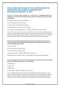 EVOLVE Med Surg HESI Exam Review 140 Questions and Correct Answers with Rationales 2026&sol;2027 Latest A&plus;