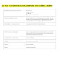 ASL Final Exam UPDATED ACTUAL QUESTIONS AND CORRECT ANSWERS