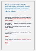 MCOLES Licensing Exam Latest 2026 &vert;&vert; Most               &NewLine;Recent Exam 2026&vert;2027 Actual Complete Real Exam &NewLine;Questions And Correct Answers &lpar;Verified Answers&rpar; &NewLine;Already Graded A&plus; &vert; Guaranteed Success&excl;&excl; Newest &NewLine;Exam &vert; Just Released&excl;&excl;