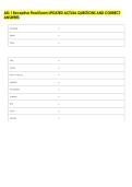 ASL 1 Receptive Final Exam UPDATED ACTUAL QUESTIONS AND CORRECT &NewLine;ANSWERS 