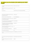 ASL 1 Multiple choice Final UPDATED ACTUAL QUESTIONS AND CORRECT &NewLine;ANSWERS