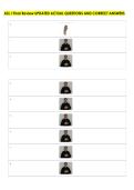 ASL I Final Review UPDATED ACTUAL QUESTIONS AND CORRECT ANSWERS 
