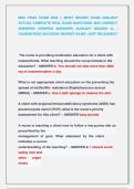 MDC FINAL EXAM 2026 &vert;&vert; MOST RECENT EXAM 2026-2027 &NewLine;ACTUAL COMPLETE REAL EXAM QUESTIONS AND CORRECT &NewLine;ANSWERS &lpar;VERIFIED ANSWERS&rpar; ALREADY GRADED A&plus; &vert; &NewLine;GUARANTEED SUCCESS&excl;&excl; NEWEST EXAM &vert; JUST RELEASED&excl;&excl; 