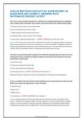 EVOLVE Med Surg HESI Exam Review 140 Questions and Correct Answers with Rationales 2026&sol;2027 Latest A&plus;&NewLine;