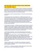 CPR AND FIRST AID FINAL EXAM ACTUAL QUESTIONS AND ANSWERS SURE A&period;pdf