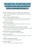 FSC100 &lpar;UTM - KNAPP&rpar; PRACTICE&NewLine;EXAMINATION 2026 QUESTIONS&NewLine;WITH ANSWERS GRADED A&plus;