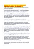 EPA LEAD INSPECTOR UPDATED COMPREHENSIVE EXAM QUESTIONS AND ANSWERS SURE A&period;pdf