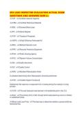 EPA LEAD INSPECTOR EVALUATION ACTUAL EXAM QUESTIONS AND ANSWERS SURE A&period;pdf