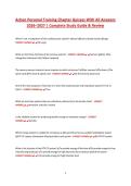 Action Personal Training Chapter Quizzes With All Answers 2026&ndash;2027 &vert; Complete Study Guide&comma; Practice Questions & Verified Solutions