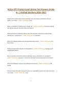 Action CPT Practice Exam Online Test Answers Grade A&plus; Verified Solutions 2026&ndash;2027