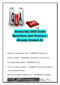 JavaScript 2026 Exam Study Guide &vert; 130&plus; Questions & Answers on Variables&comma; DOM&comma; Functions&comma; Arrays&comma; Events & ES6 Concepts &vert; JavaScript Programming